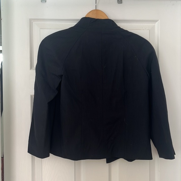 DKNY WOOL CROPPED BLAZER - Dark blue - Picture 3 of 3